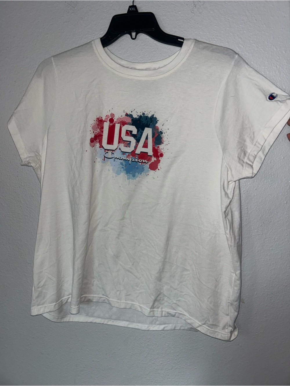 Champion women’s USA Graphic Tee - White